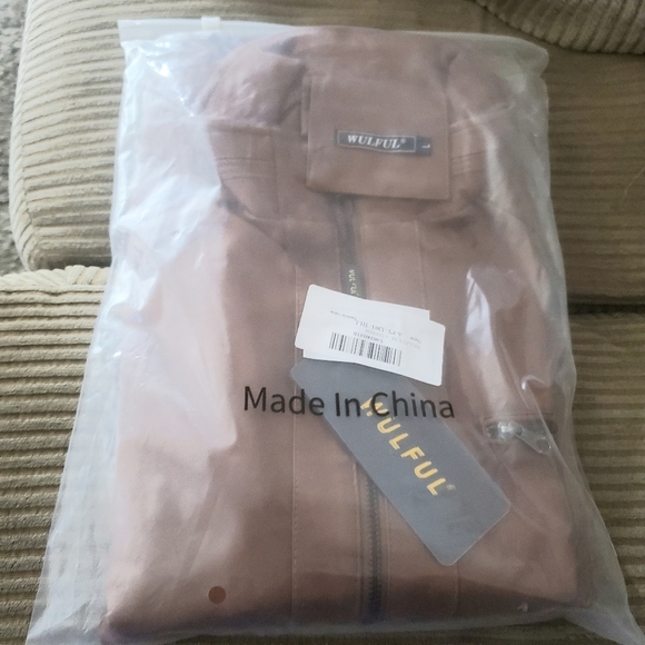 New Mens Slim Fit Weather Sealed Leather Jacket Multiple Sizes - Picture 3 of 3